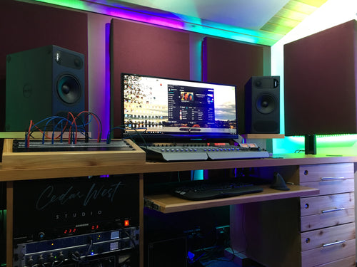Music Studio Desk Work
