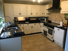 Granite & Dove Grey kitchen transformation!