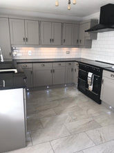 Granite & Dove Grey kitchen transformation!